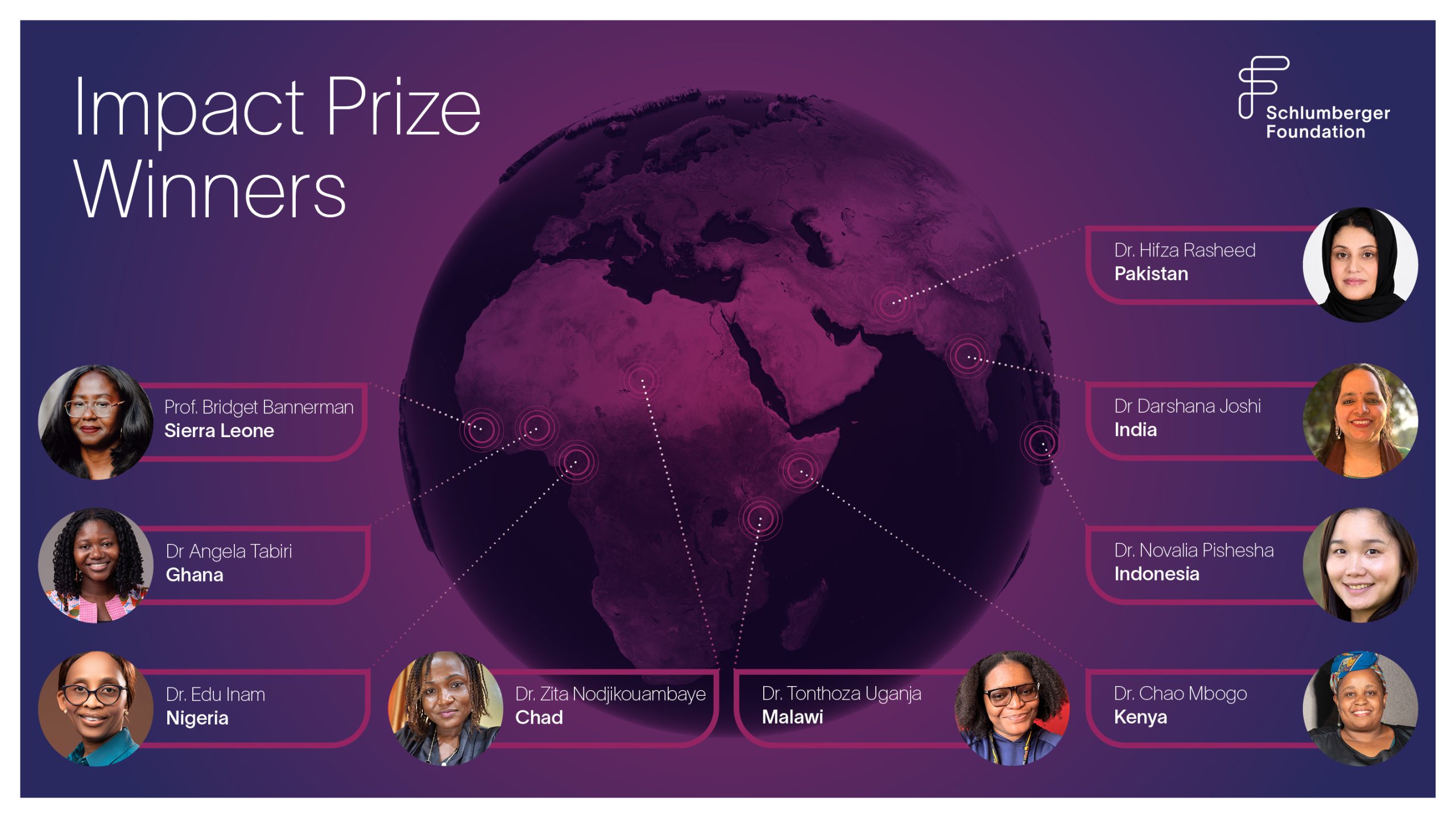 Schlumberger Foundation Honors Nine Women Scientists and Engineers with the 2026 Faculty for the Future Impact Prize
